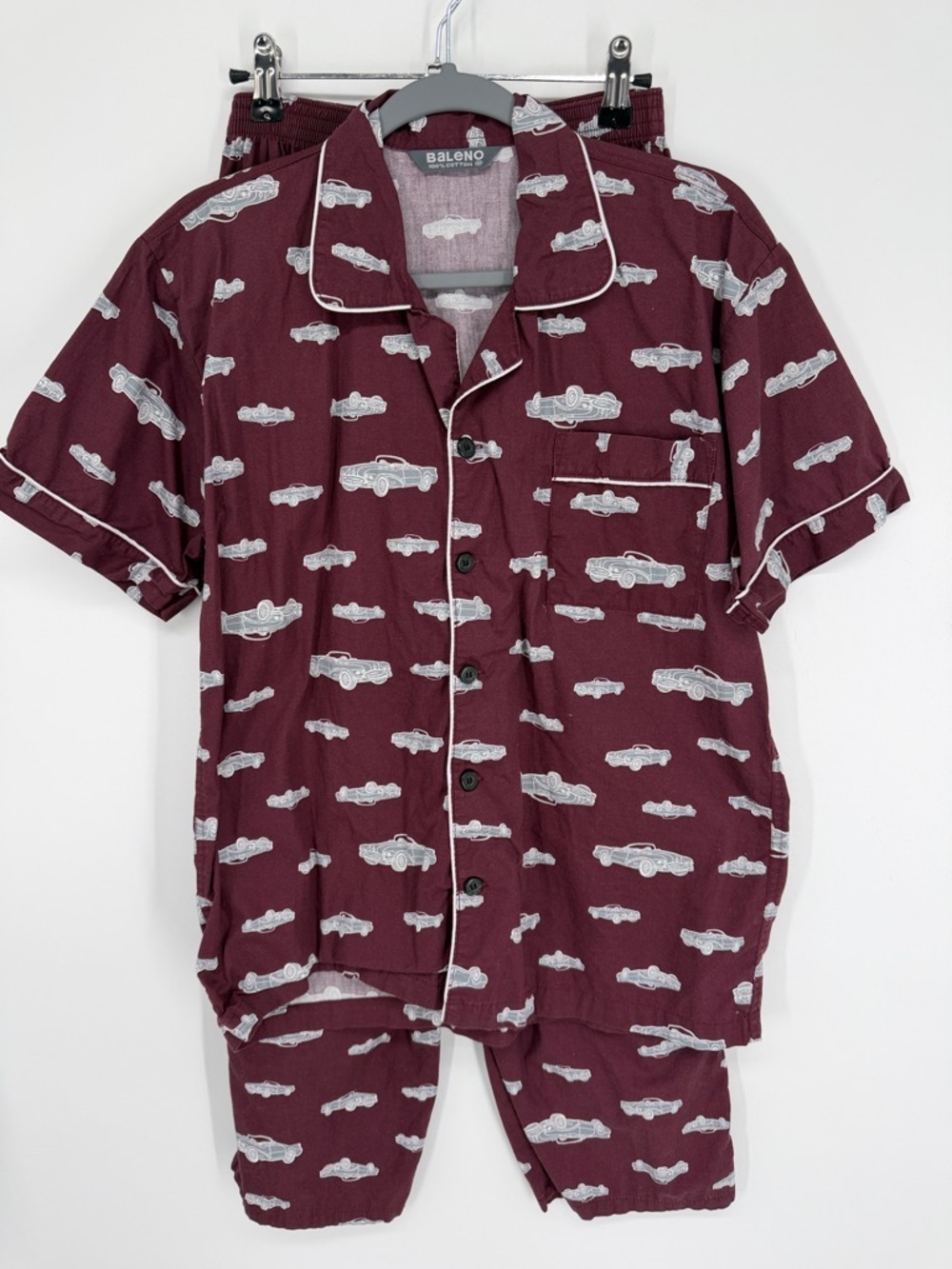 Baleno Pajama Set 100% Cotton Cars Size Medium
